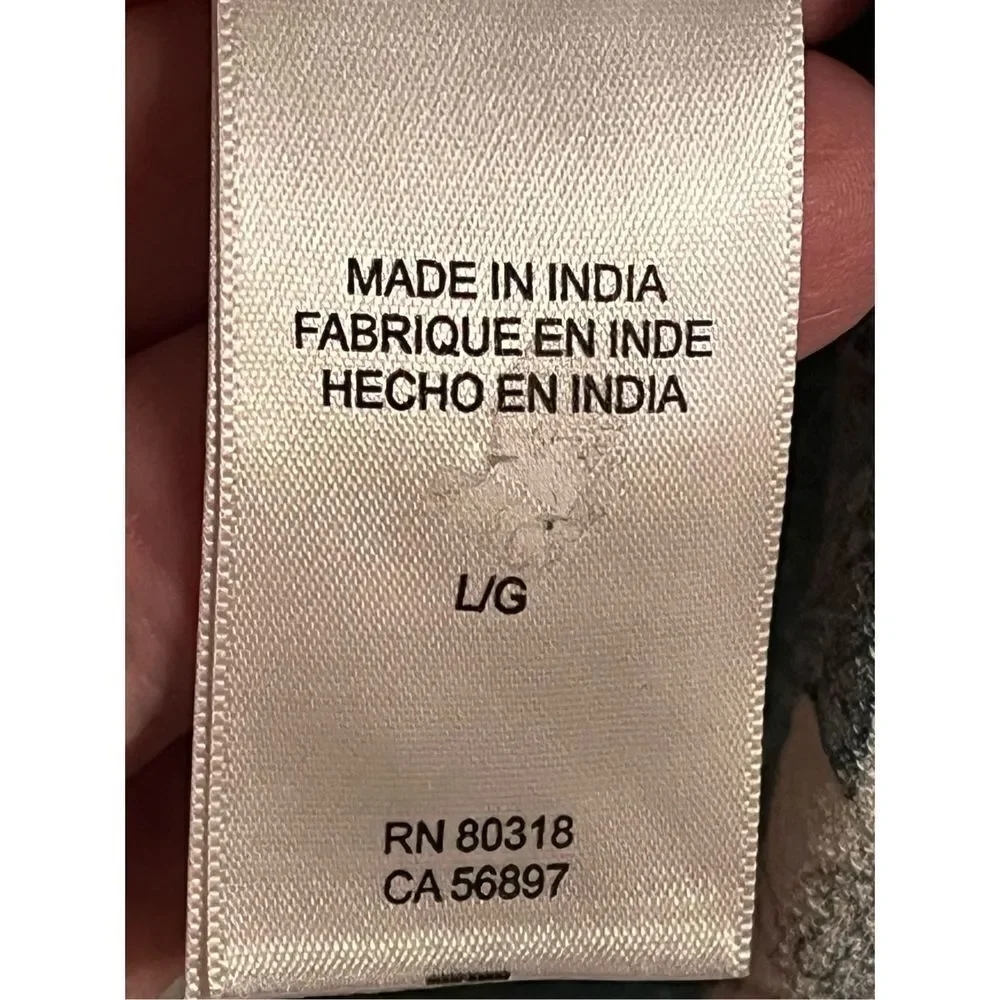 LUCKY BRAND Floral Top Large Green (2517) - Picture 4 of 7